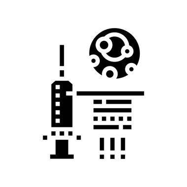 Gut ağrısı glifini tedavi etmek için şırınga.