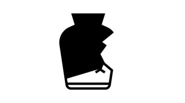 Tarih öncesi dönem siyah simge canlandırması