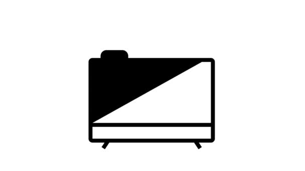 Recenzii De animație pictogramă neagră client — Videoclip de stoc