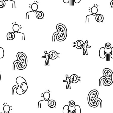 Nephritis Böbrek Vektörü Kusursuz Desen