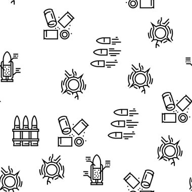 Mermi Mühimmat Vektörü Kusursuz Desen