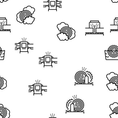 Plywood Üretim Vektörü Kusursuz Desen