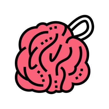 bez banyosu aksesuar renk vektör çizimi