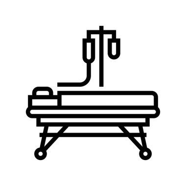 canlandırma gergisi çizgisi vektör illüstrasyonu