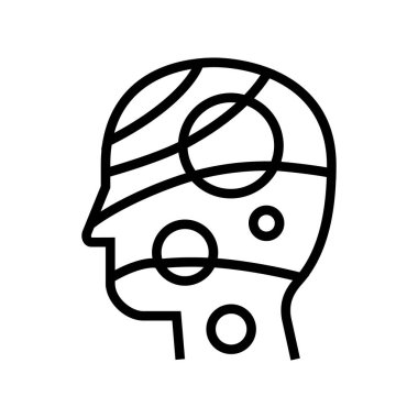 evren felsefesi çizgi vektör illüstrasyonu