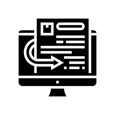 tırnak işareti simge vektör illüstrasyonu talep ediyor