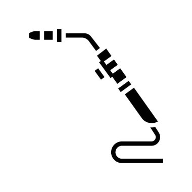 ekipman kaynak kabartma simgesi vektör çizimi