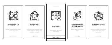 Olay Yönetimi Bindirme Simgeleri Vektörü Ayarladı