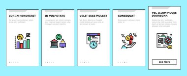 Kredi Kredi Kredi Bindirme Simgeleri Vektörü Ayarladı