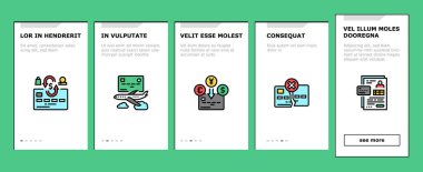 Plastik Kart Ödeme Bindirme Simgeleri Vektörü Ayarla