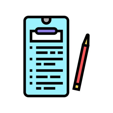 çevrimiçi eğitim uygulaması renk vektör illüstrasyonu