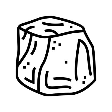 Buz hattı ikon vektör illüstrasyonu