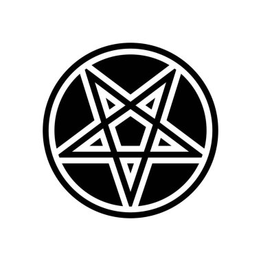 mistik süs sembolü vektör illüstrasyonu