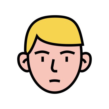 otoplasty hastalığı renk ikonu vektör illüstrasyonu