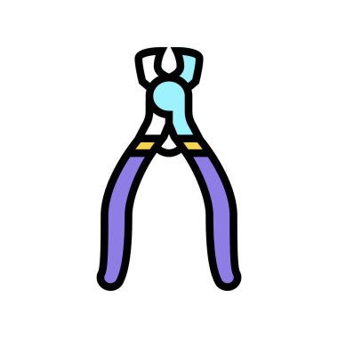 Daha keskin mücevher rengi ikon vektör illüstrasyonu