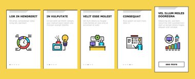 Hakkımda Sunum Yapılan Simgeler Ayarlama Vektörü