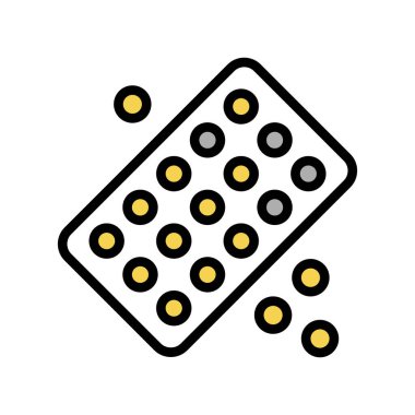 uyuşturucu homeopati paket renk vektör illüstrasyonu