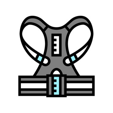 korse aracı renk vektör illüstrasyonu