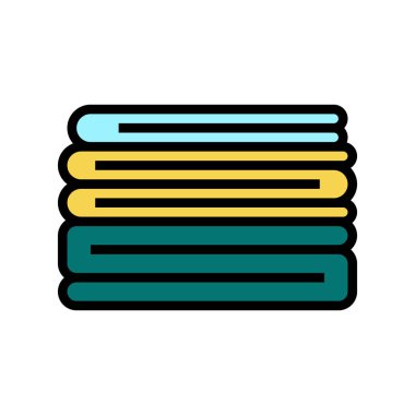 yığın tekstil rengi vektör illüstrasyonu