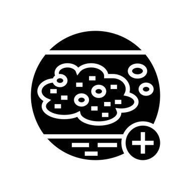 sedef kliniği sembol vektör illüstrasyonu