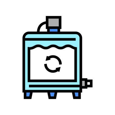 teçhizat hazırlama süreci peynir üretim renk ikonu çizimi