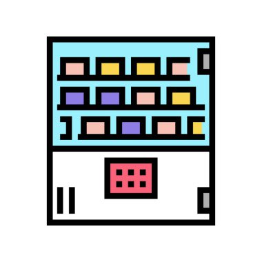 Soğutma farmasötik üretim renk vektör illüstrasyonu