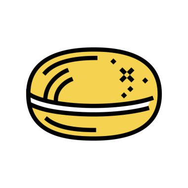 İlaç ilaç üretimi renk ikonu çizimi