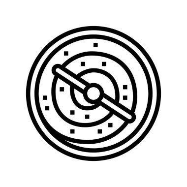 Karıştırıcı fabrika peynir üretim hattı ikon vektör illüstrasyonu