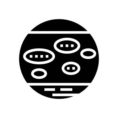 Nummular egzama simge vektör illüstrasyonuName