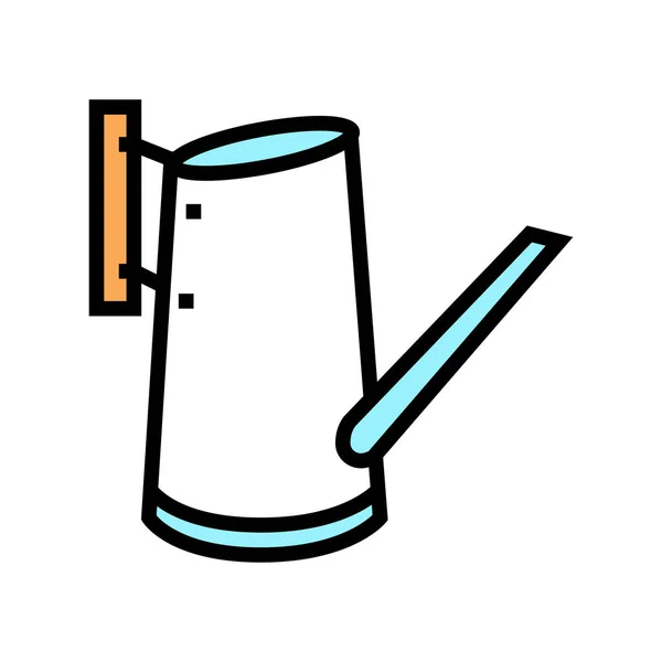 Zavlažovací plechovka pro dům barva ikony vektor ilustrace — Stockový vektor