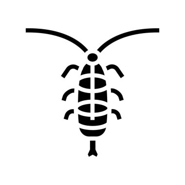 zooplankton okyanus sembolü vektör çizimi