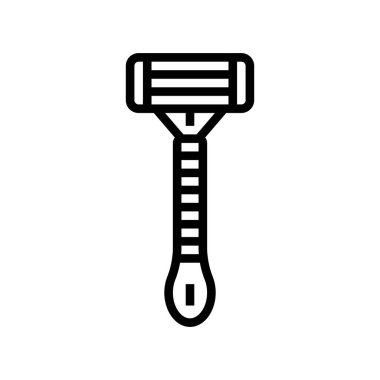 traş aracı satır simgesi çizimi