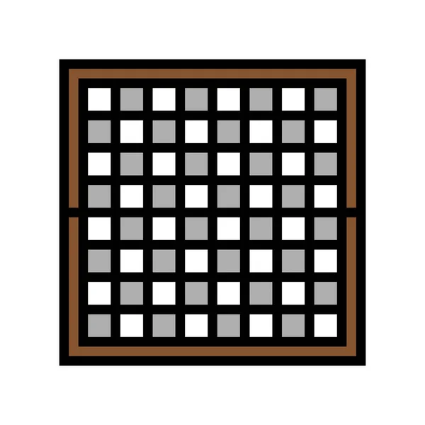 Schachspiel Farbsymbolvektor Schachspiel Zeichen Isolierte Symbolillustration — Stockvektor