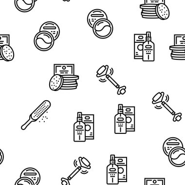 Spa Kozmetik Güzellik Vektörü Kusursuz Desen