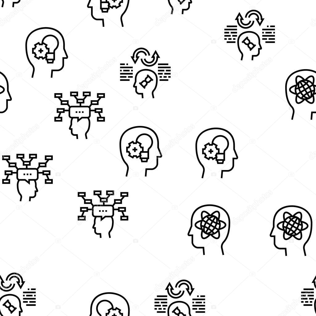 Philosophy Science Vector Seamless Pattern