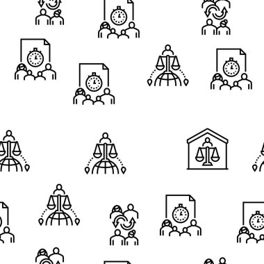 Çocuk Evlat Edinme Bakımı Vektörü Kusursuz Desen