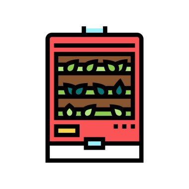 buharlı çay rengi vektör çizimi