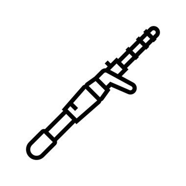 döküm çubukları çizgi vektör çizimi