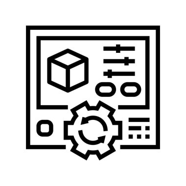 çirkin satır simgesi çizimi ayarlanıyor