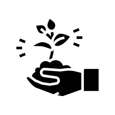 Tarım işçisi kabartma sembolü çizimi içeren doğa toprağı