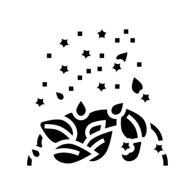 Çay aromalı kabartma sembolü çizimi