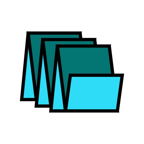 Carreaux de sol illustration vectorielle icône couleur — Image vectorielle