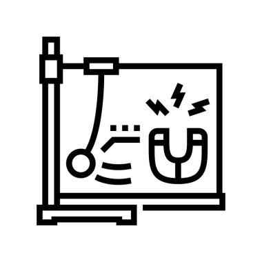 Fizik okulu konu satırı vektör illüstrasyonuName