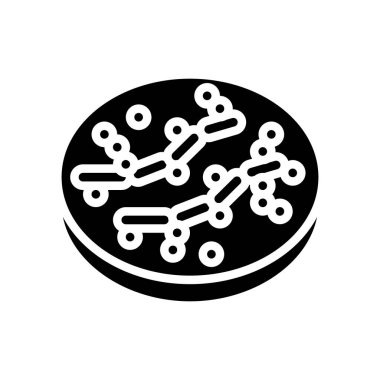 Kanada bakteri sembolü vektör illüstrasyonu