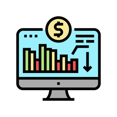 Gerekli minimum hesap dengesi renk vektör illüstrasyonunun korunması