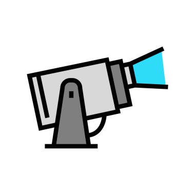 spot ışığı renk ikonu vektör illüstrasyonu