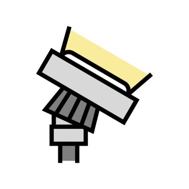 zemin lambası aydınlatma renk vektör illüstrasyonu