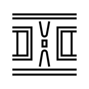 duvar ışıklandırma çizgisi vektör illüstrasyonuName