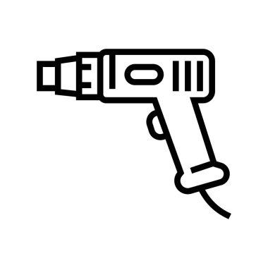 Reçine sanatı çizgisi ikonu çizimi için fan aygıtı