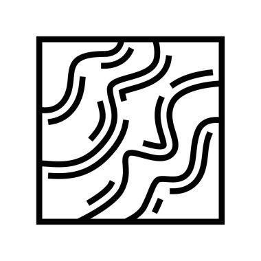 resim reçinesi sanat çizgisi ikon vektör çizimi